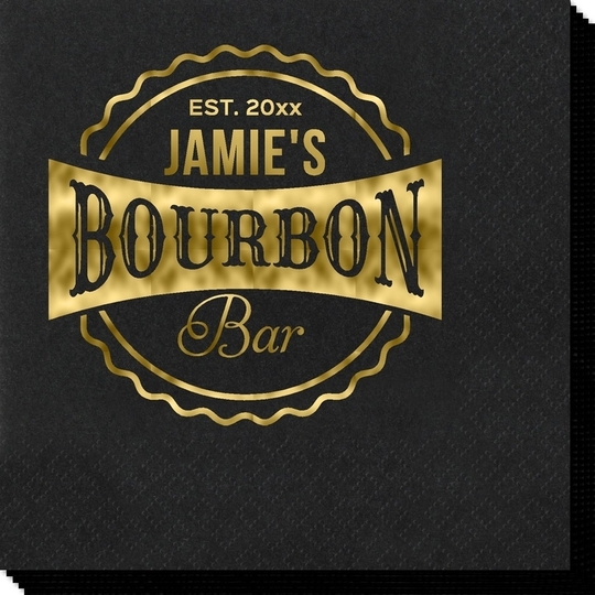 My Bourbon Bar Napkins