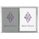 Shaped Diamond Monogram with Text Double Deck Playing Cards Image 3 of 3
