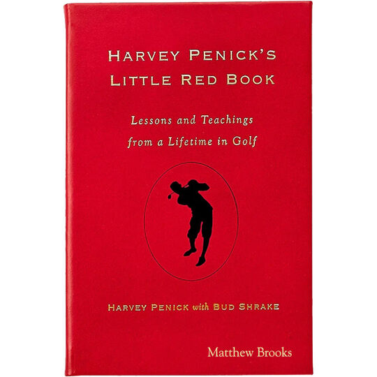 Harvey Penick's Little Red Personalized Leather Book