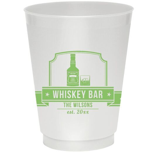 Whiskey Bar Colored Shatterproof Cups