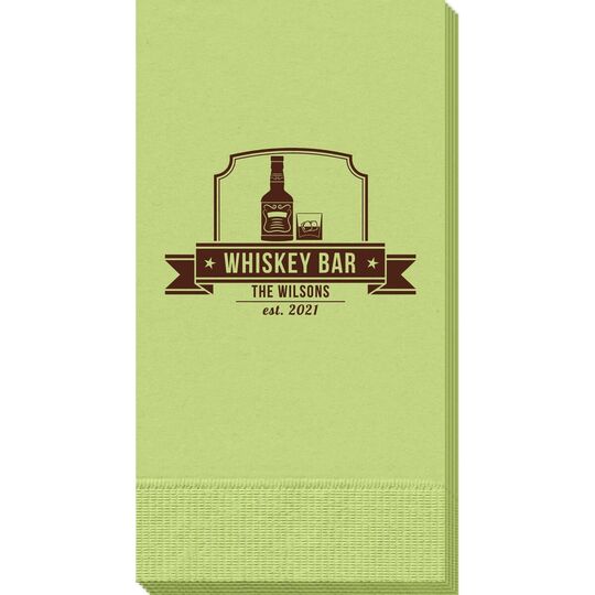 Whiskey Bar Guest Towels