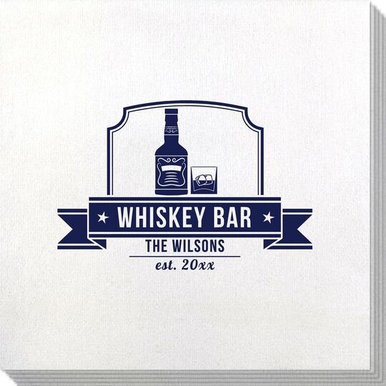 Whiskey Bar Bamboo Luxe Napkins