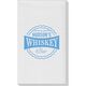 Whiskey Bar Label Linen Like Guest Towels Image 2 of 3