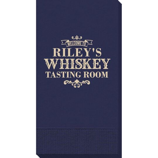 Whiskey Tasting Room Guest Towels