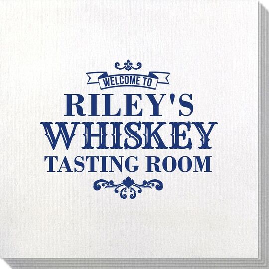 Whiskey Tasting Room Bamboo Luxe Napkins