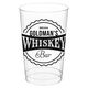 Whiskey Bar Label Clear Plastic Cups Image 3 of 3