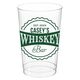 Whiskey Bar Label Clear Plastic Cups Image 1 of 3