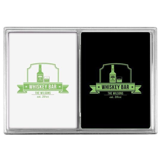 Whiskey Bar Double Deck Playing Cards