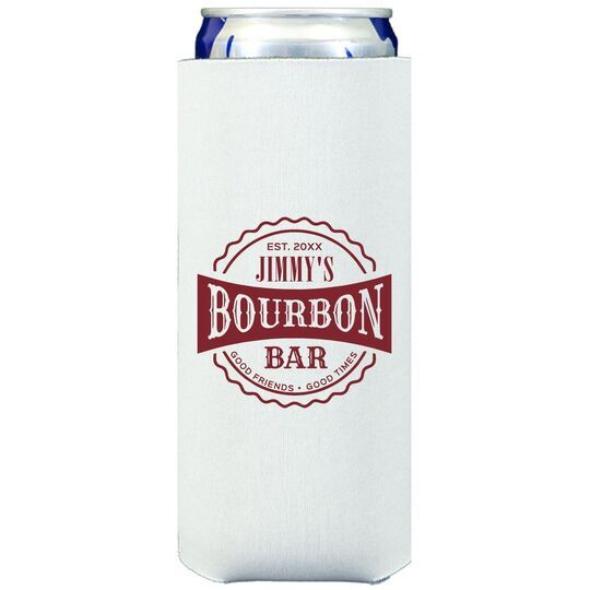Good Friends Good Times Bourbon Bar Collapsible Slim Huggers