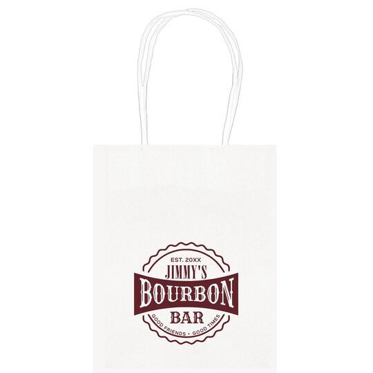 Good Friends Good Times Bourbon Bar Mini Twisted Handled Bags