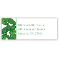 Tropical Leaf Return Address Labels