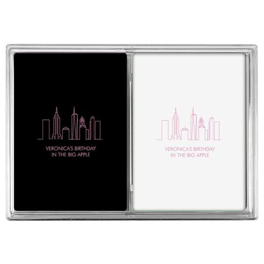 New York City Skyline Double Deck Playing Cards