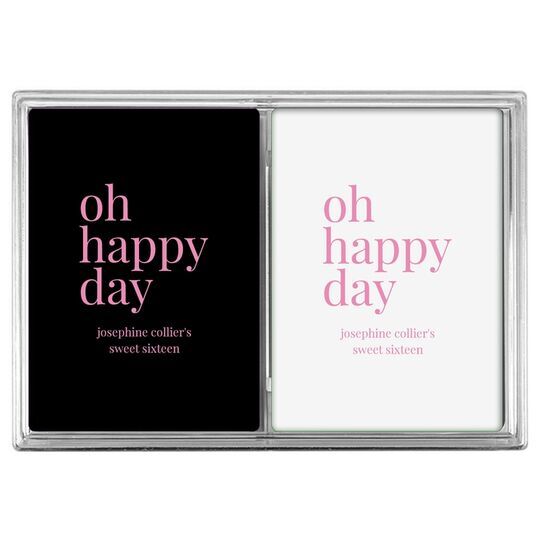 Oh Happy Day Double Deck Playing Cards