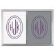 Outline Shaped Oval Monogram Double Deck Playing Cards Image 1 of 2