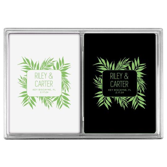 Palm Leaves Double Deck Playing Cards