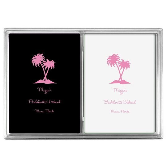 Palm Trees Double Deck Playing Cards