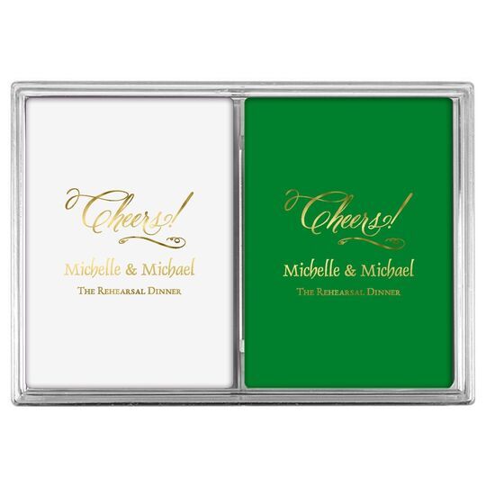 Elegant Cheers Double Deck Playing Cards