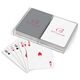 Pick Your Initial Monogram with Text Double Deck Playing Cards Image 1 of 2