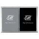 Pick Your Single Initial Monogram with Text Double Deck Playing Cards Image 3 of 3