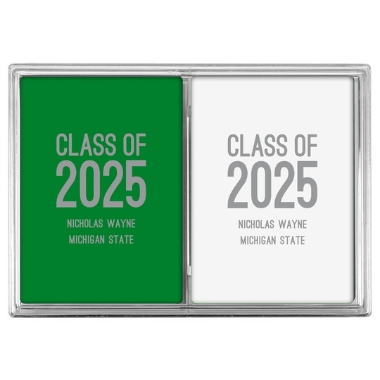 Proud Class of Graduation Double Deck Playing Cards