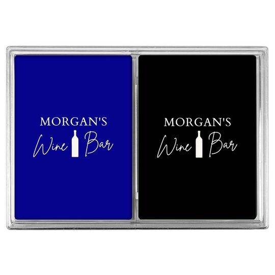 Wine Bar Double Deck Playing Cards
