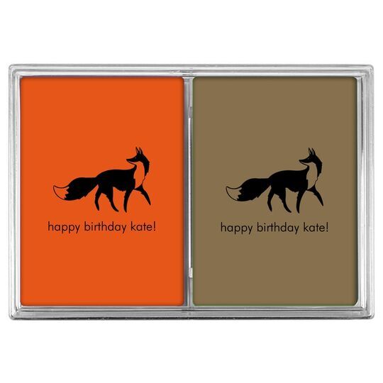 Fox Double Deck Playing Cards