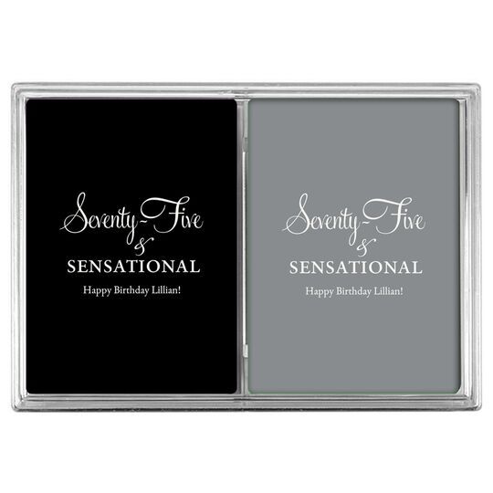Seventy-Five & Sensational Double Deck Playing Cards