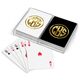 Framed Rounded Monogram Double Deck Playing Cards Image 1 of 2