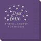 Confetti Hearts True Love Napkins Image 1 of 3