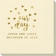 Confetti Hearts Our Day Napkins Image 2 of 3