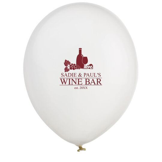 Time to Wine Down Latex Balloons