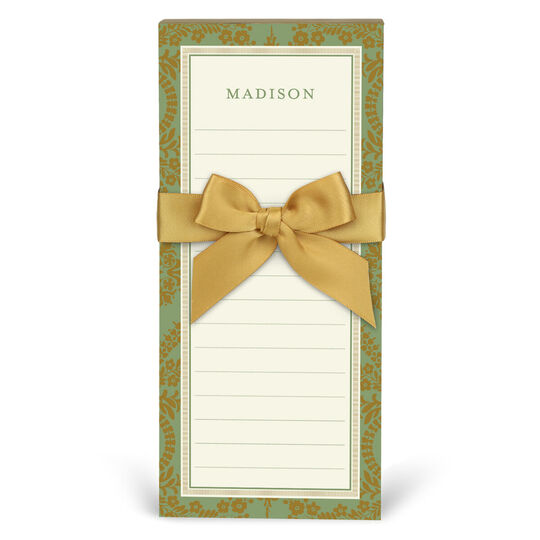 Sage List Notepad Set