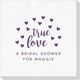 Confetti Hearts True Love Deville Napkins Image 1 of 3
