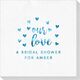 Confetti Hearts Our Love Deville Napkins Image 1 of 5
