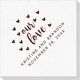 Confetti Hearts Our Love Deville Napkins Image 3 of 5