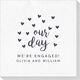Confetti Hearts Our Day Deville Napkins Image 3 of 3
