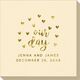 Confetti Hearts Our Day Linen Like Napkins Image 2 of 3