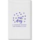 Confetti Hearts Our Day Linen Like Guest Towels Image 1 of 3
