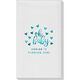 Confetti Hearts Oh Baby Linen Like Guest Towels Image 2 of 2