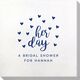 Confetti Hearts Her Day Bamboo Luxe Napkins Image 1 of 2
