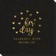 Confetti Hearts Her Day Linen Like Napkins Image 2 of 2