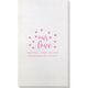 Confetti Hearts Our Love Bamboo Luxe Guest Towels Image 5 of 5