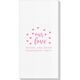 Confetti Hearts Our Love Deville Guest Towels Image 5 of 5