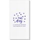 Confetti Hearts Our Day Deville Guest Towels Image 1 of 3