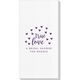 Confetti Hearts True Love Deville Guest Towels Image 1 of 3
