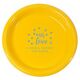 Confetti Hearts Our Love Plastic Plates Image 1 of 5