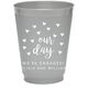 Confetti Hearts Our Day Colored Shatterproof Cups Image 3 of 3