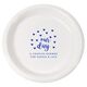 Confetti Hearts Our Day Plastic Plates Image 1 of 3