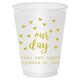 Confetti Hearts Our Day Shatterproof Cups Image 2 of 3