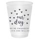 Confetti Hearts Our Day Shatterproof Cups Image 3 of 3